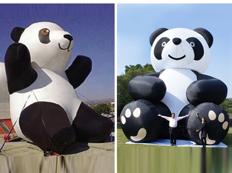 广西充气熊猫展示